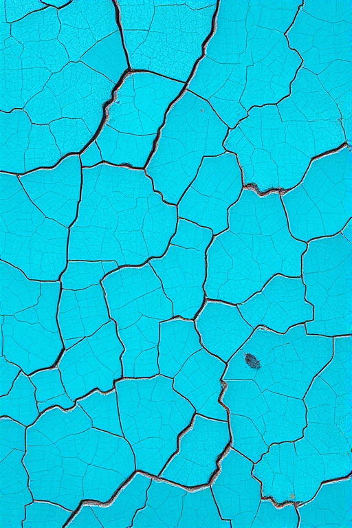 Generate a vibrant textured background featuring a mix of turquoise and teal hues with a cracked surface pattern, captured with a Canon EOS R5, 50mm lens, f/8 aperture, ISO 100, in natural light for enhanced detail and clarity.