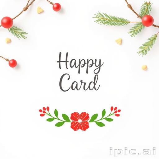 greeting card mockup