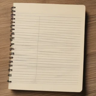 notebook paper image