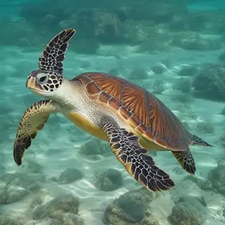 sea turtle desktop background