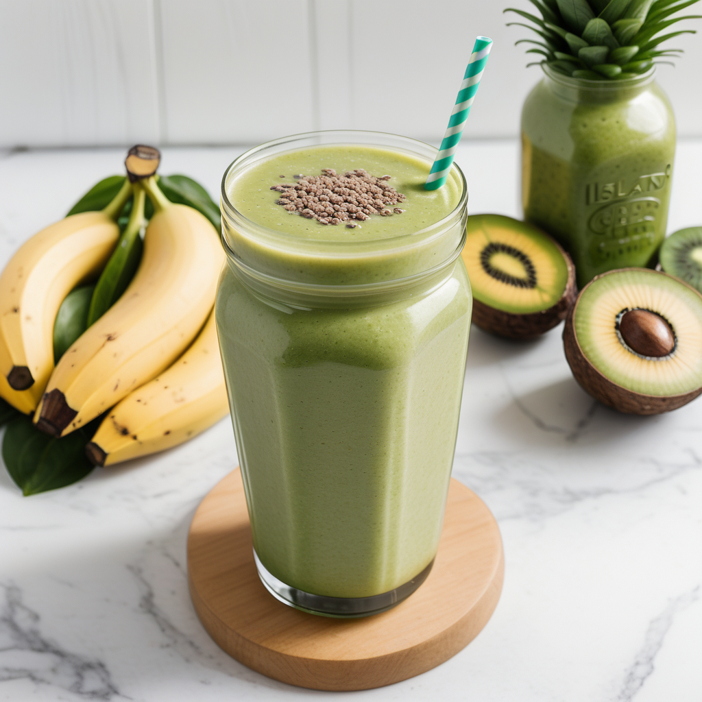 island green smoothie recipe tropical smoothie