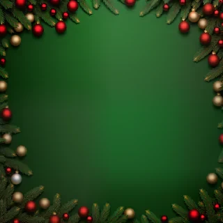 christmas background green