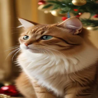 merry christmas cats images