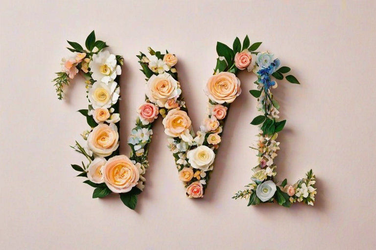 floral letters