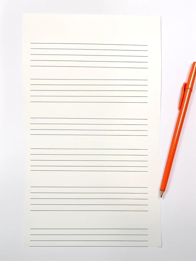 background lined paper