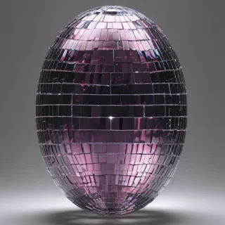 transparent disco ball