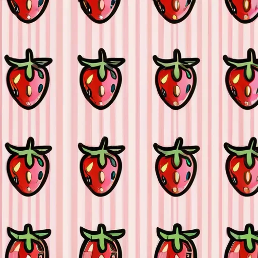 strawberry phone background