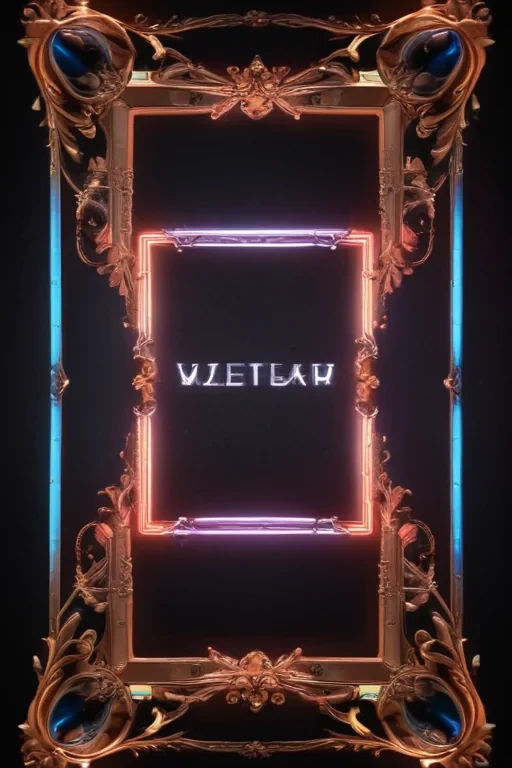 neon frame png