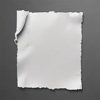 transparent background ripped paper