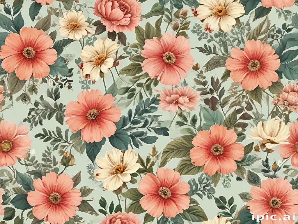 vintage flowers png