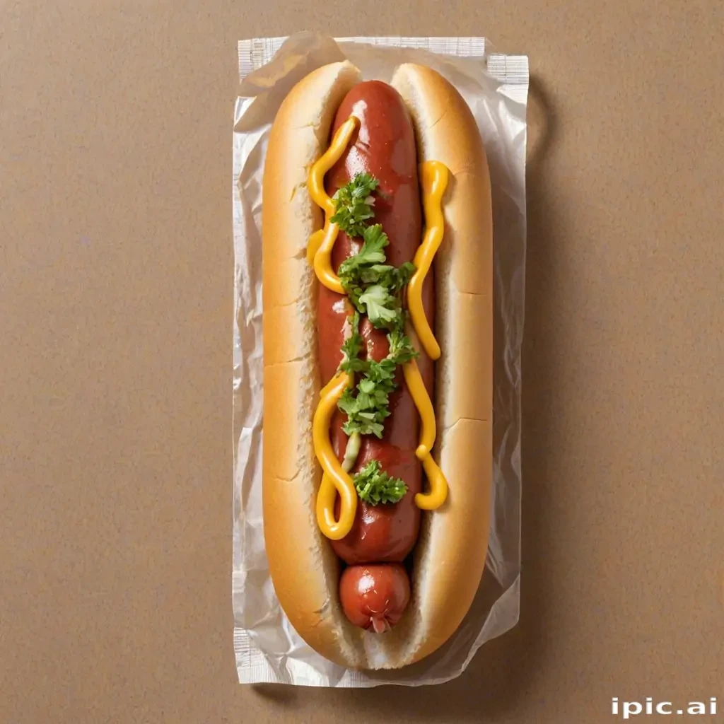 transparent hot dog