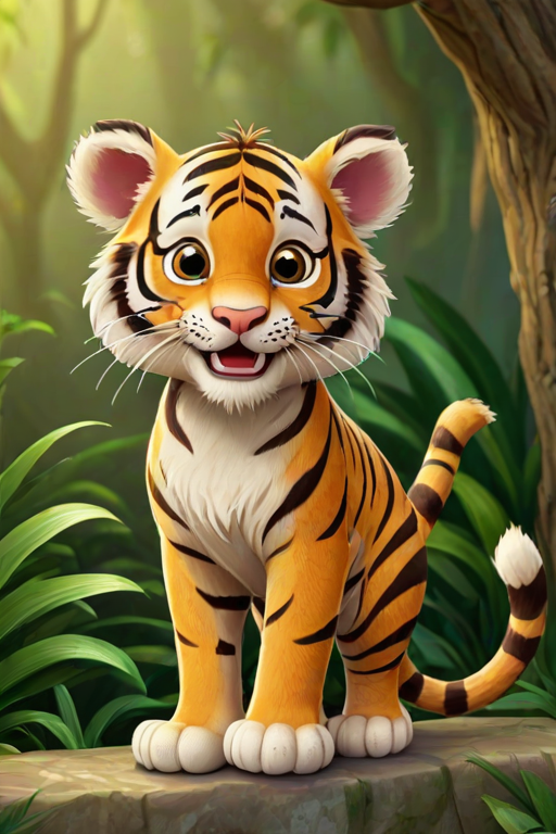 tiger cartoon tiger
