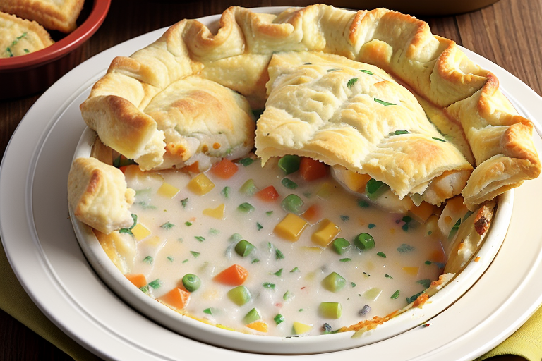 cheddar bay biscuit chicken pot pie