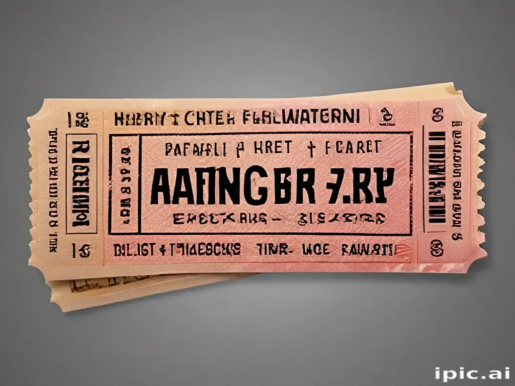 concert tickets png