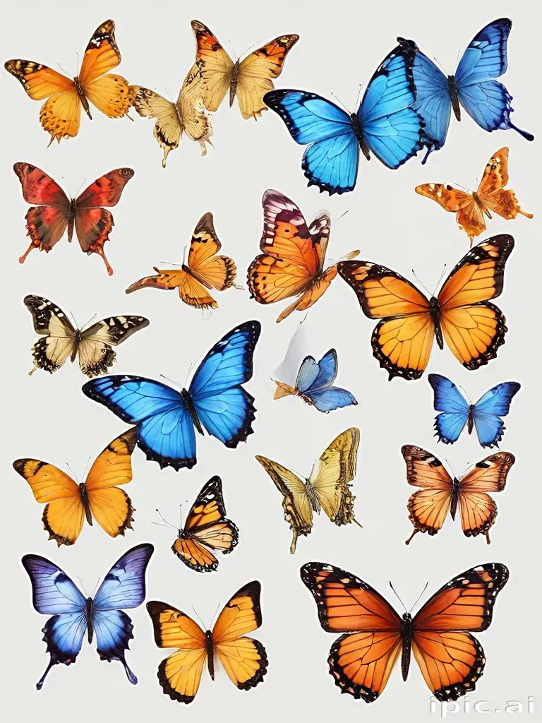 butterflies png transparent