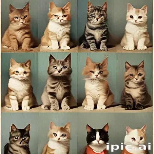 vintage cat images