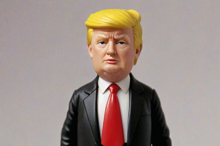 St4tue, a figurine of donald trump