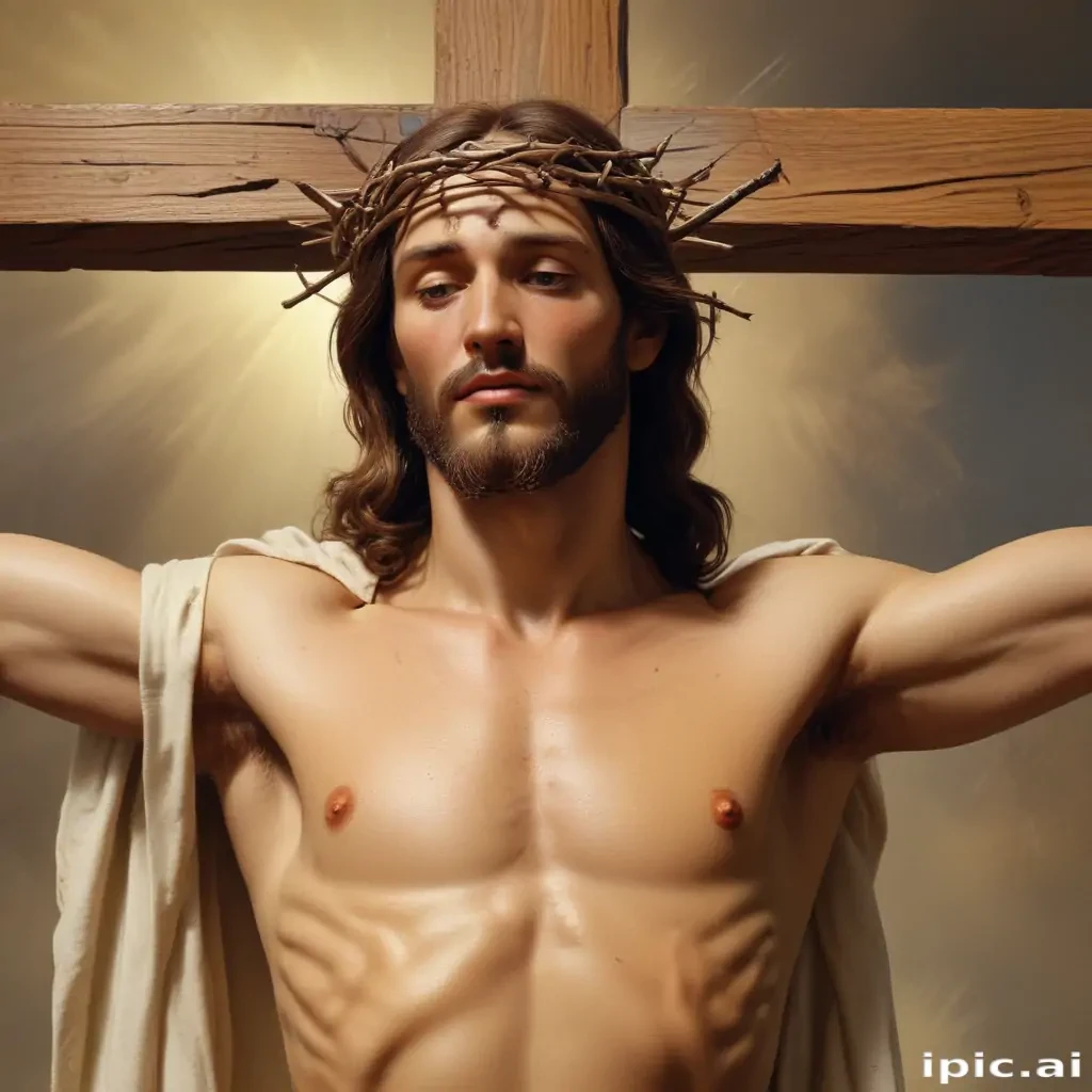 a picture of jesus on the cross