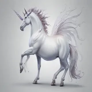 unicorn outline