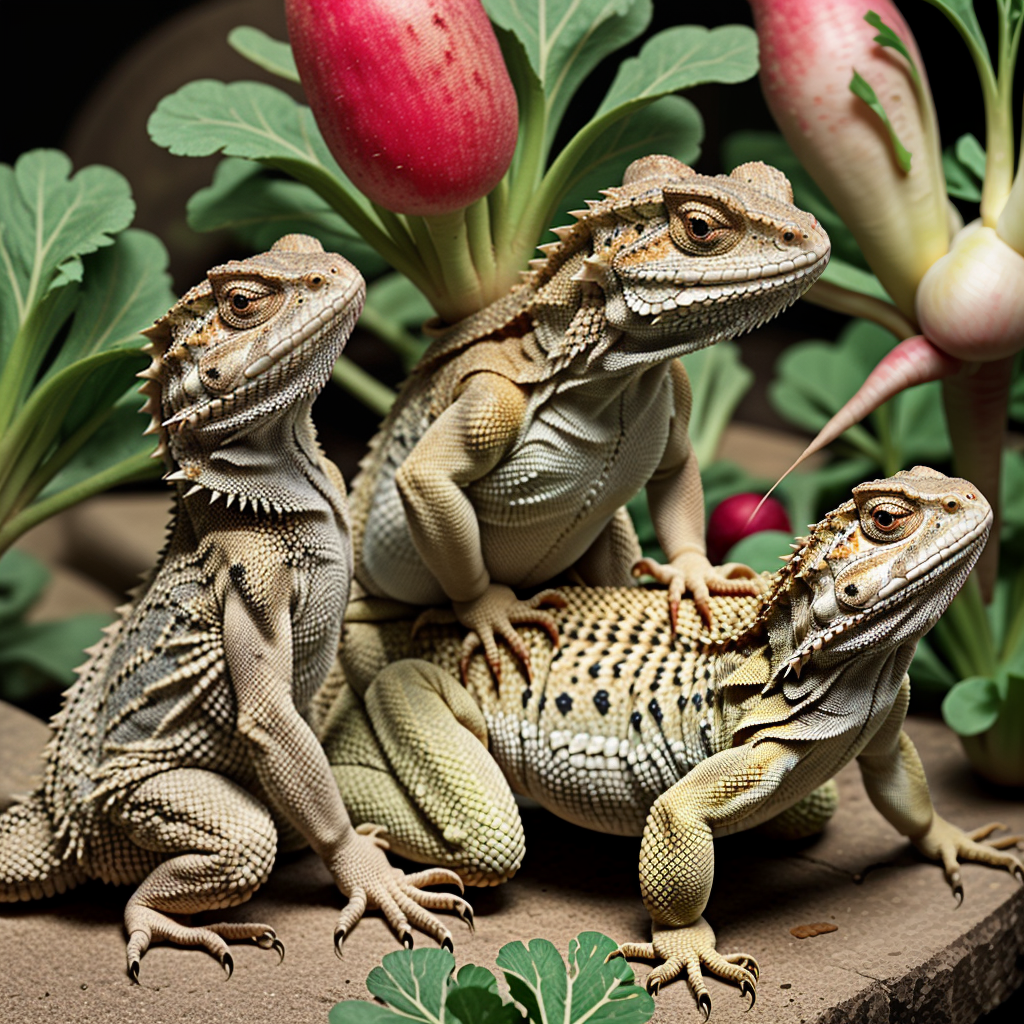can bearded dragons eat radishes