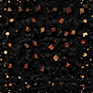 glitter on black background