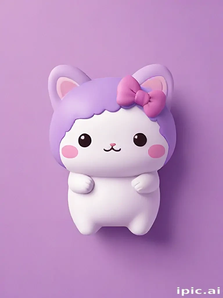 kawaii cute purple wallpaper