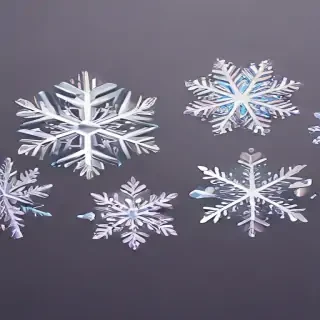 snowflakes clipart transparent background