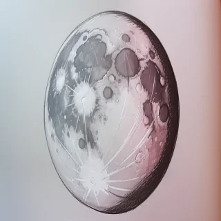 moon sketch