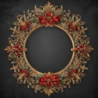 christmas frame clip art