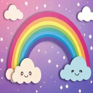 cute rainbow wallpaper