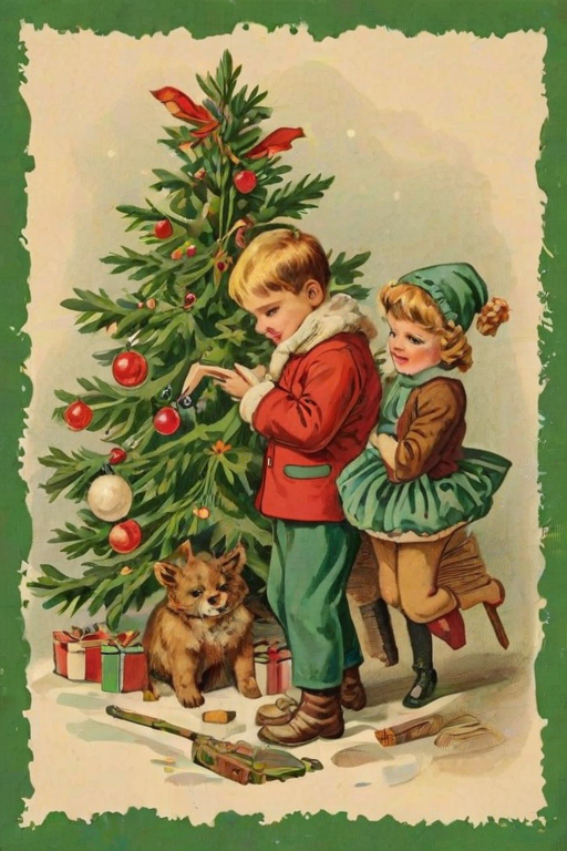 free vintage printables christmas