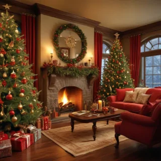 astetic christmas wallpaper
