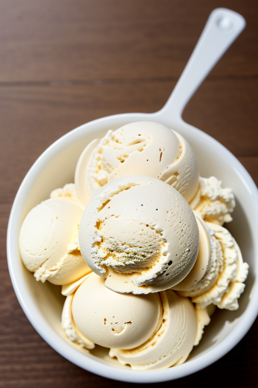 extract used to flavor plain ice cream