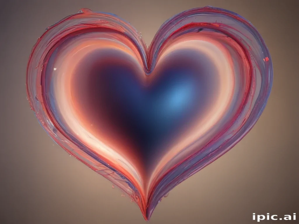 blurred heart