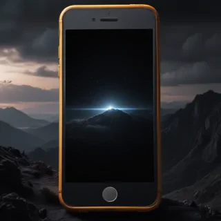 dark phone background