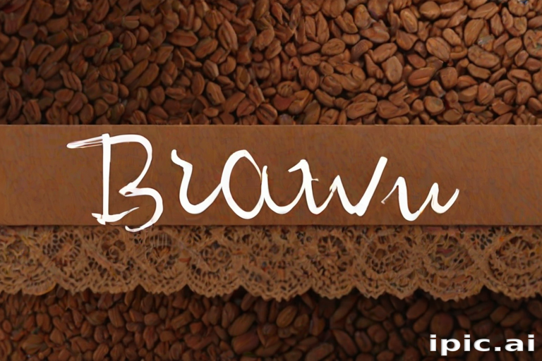 brown aesthetic banner
