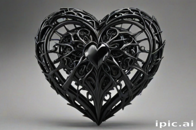 black heart pic