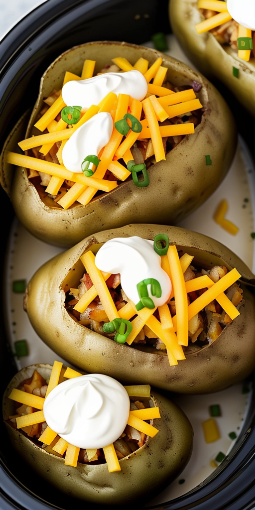 crock pot baked potatoes without foil