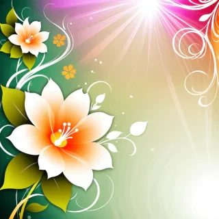 light flower background