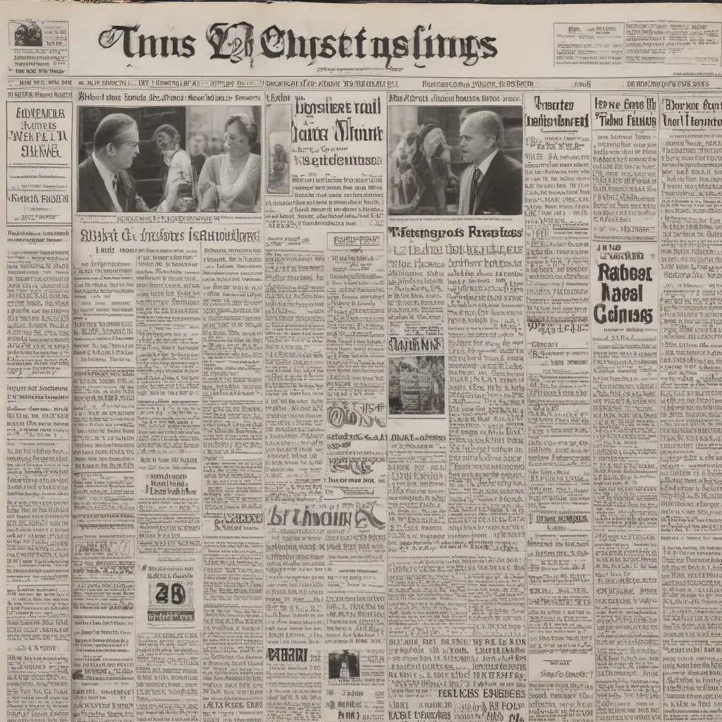 newspaper transparent