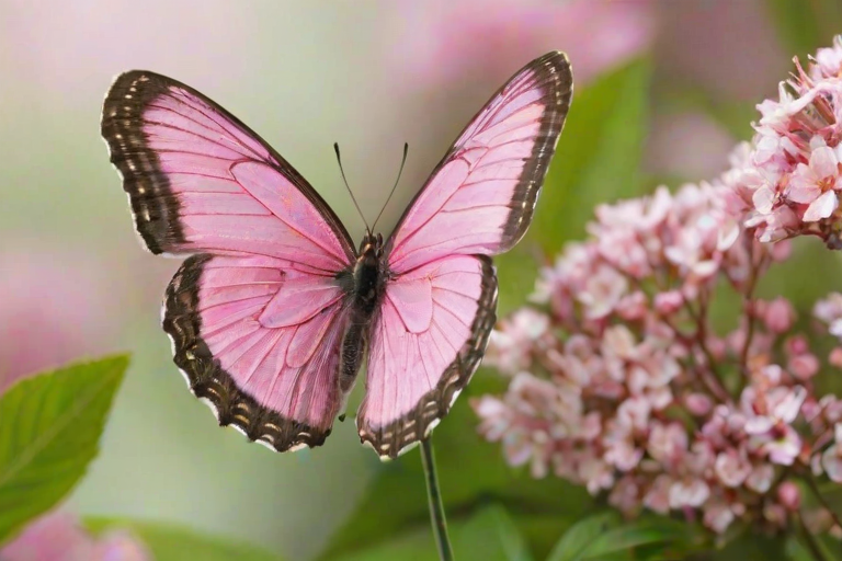 butterfly pink