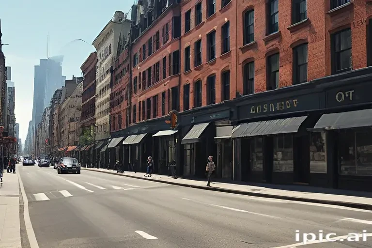 city street background