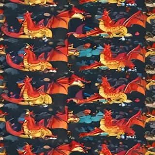 cartoon dragons