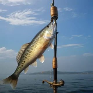 rod in fishing