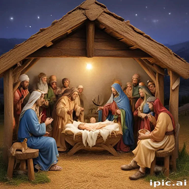 manger scene images free