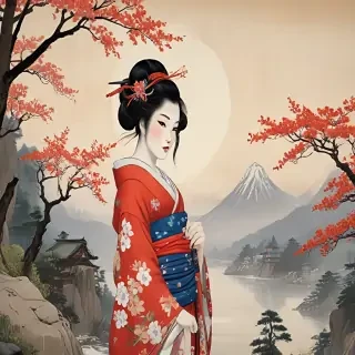 ukiyo e wallpaper