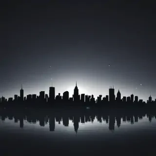 city silhouette png