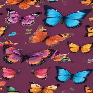 butterfly wall paper