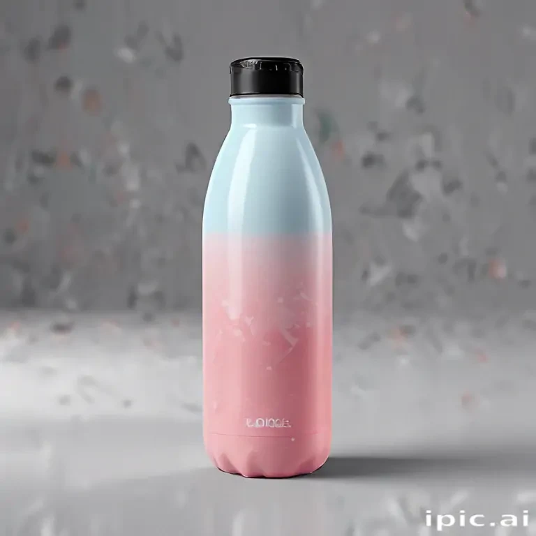 water bottle mockup