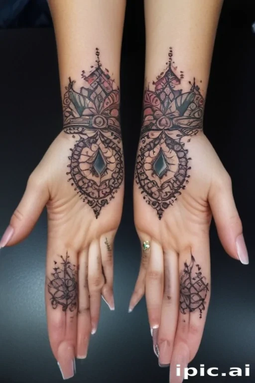 cute hand tattoos for black females